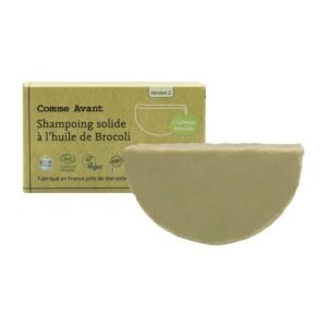 SHAMPOO SOLIDO ALL'OLIO DI BROCCOLI GR 70 BIO PER CAPELLI RICCI
